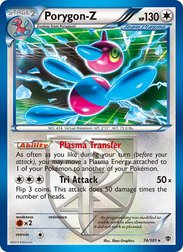 Porygon-Z - Plasma Blast Pokemon Card