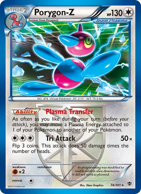 Porygon-Z - Plasma Blast Pokemon Card