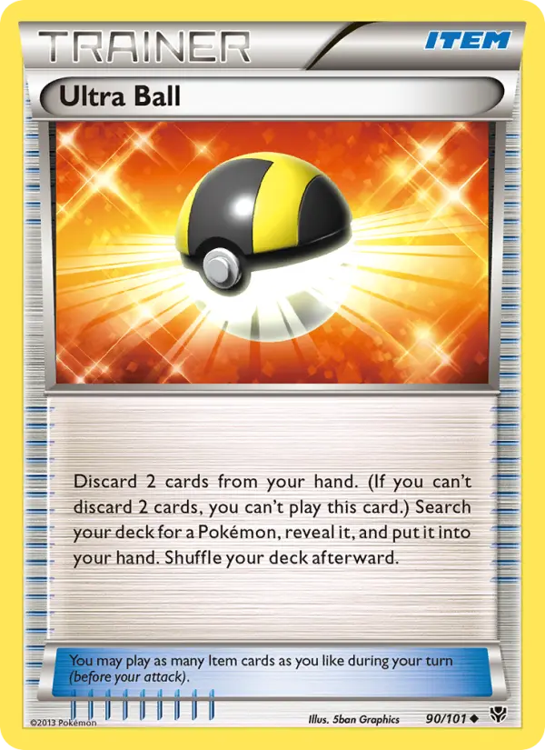 Ultra Ball - Plasma Blast Pokemon Card