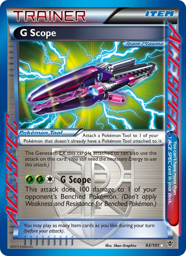 G Scope - Plasma Blast Pokemon Card