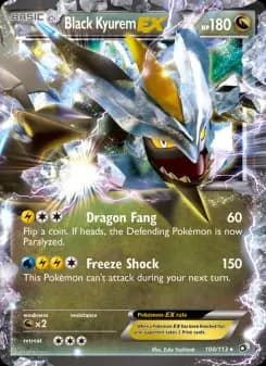 Black Kyurem-EX - Legendary Treasures