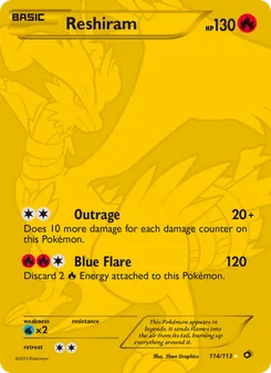 Reshiram - Legendary Treasures