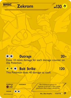 Zekrom - Legendary Treasures