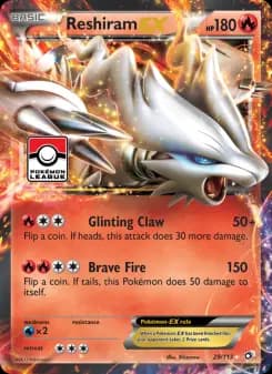 Reshiram-EX - Legendary Treasures