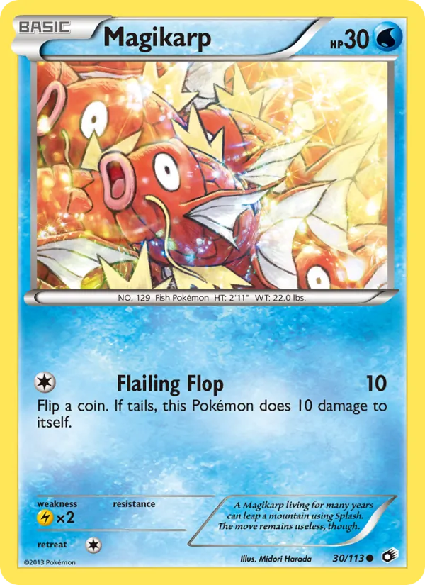 Magikarp - Legendary Treasures Pokemon Card