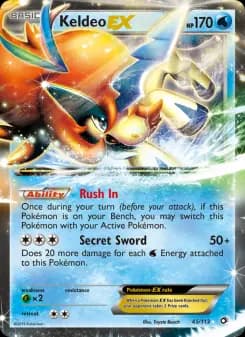 Keldeo-EX - Legendary Treasures