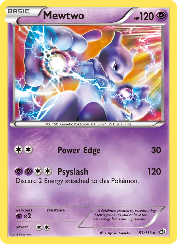 Mewtwo - Legendary Treasures Pokemon Card
