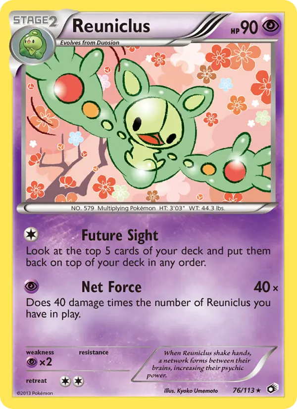 Reuniclus - Legendary Treasures Pokemon Card