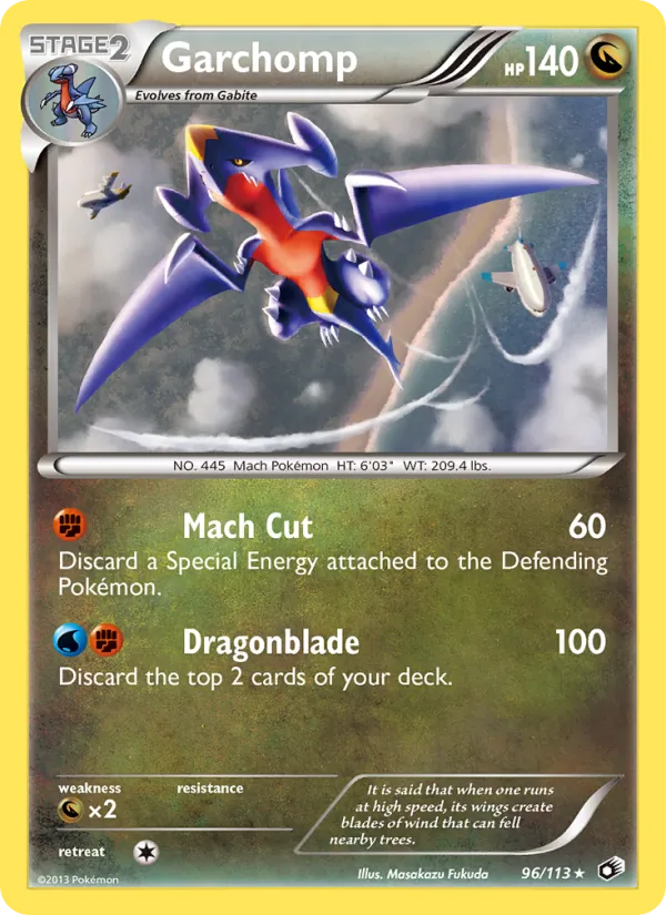 Garchomp - Legendary Treasures Pokemon Card