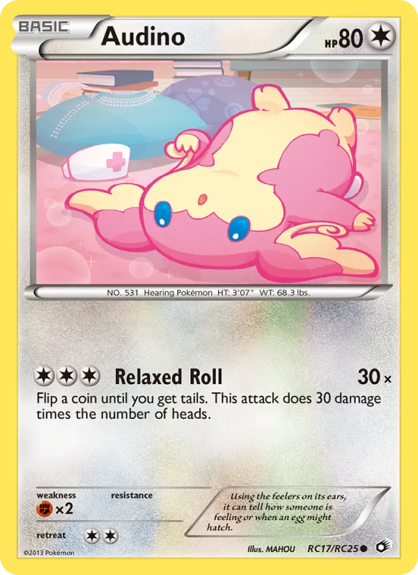 Audino - Legendary Treasures Pokemon Card