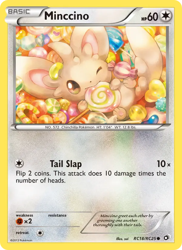Minccino - Legendary Treasures Pokemon Card