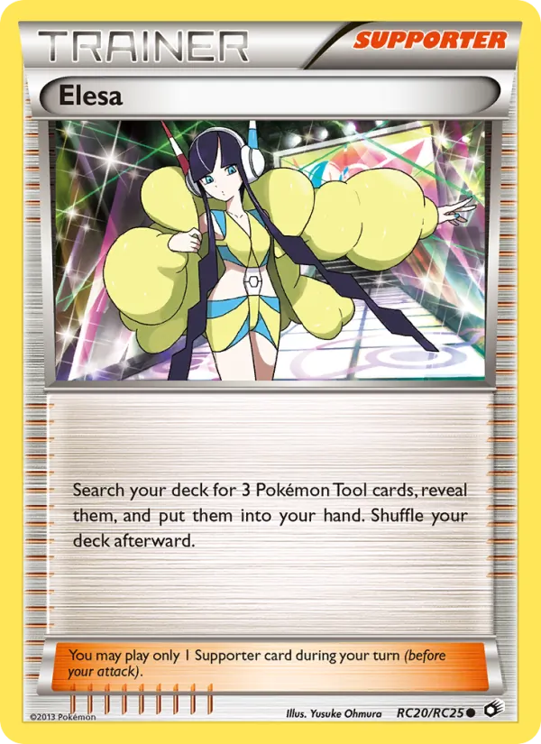Elesa - Legendary Treasures Pokemon Card