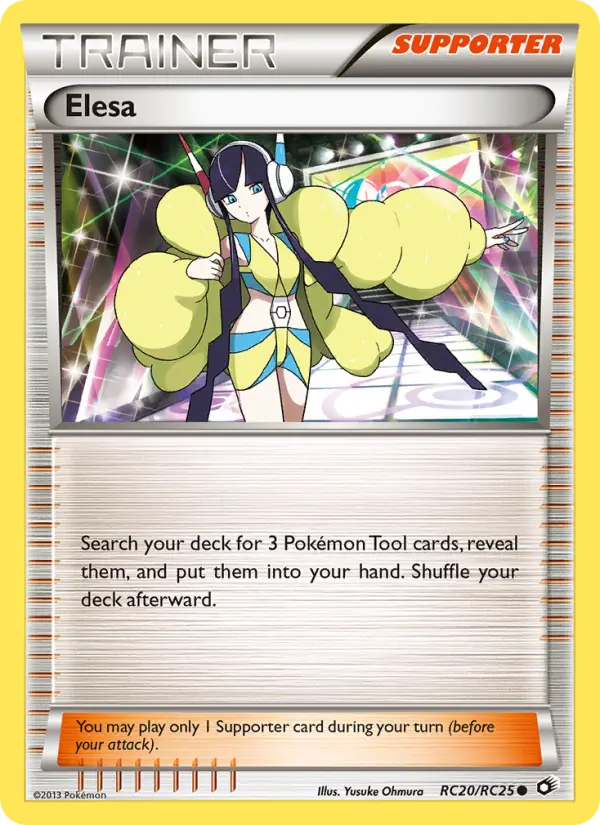 Elesa - Legendary Treasures Pokemon Card