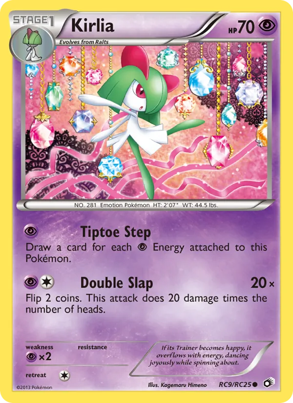 Kirlia - Legendary Treasures Pokemon Card