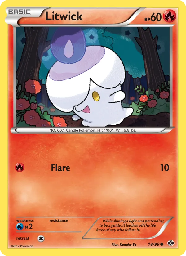 Litwick - Next Destinies Pokemon Card