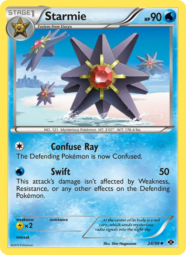 Starmie - Next Destinies Pokemon Card