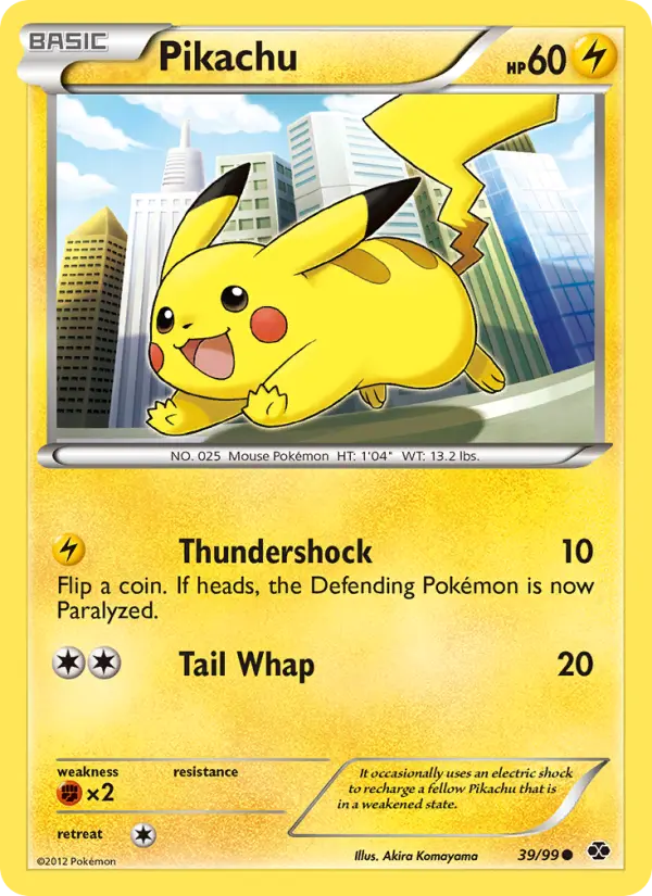 Pikachu - Next Destinies Pokemon Card