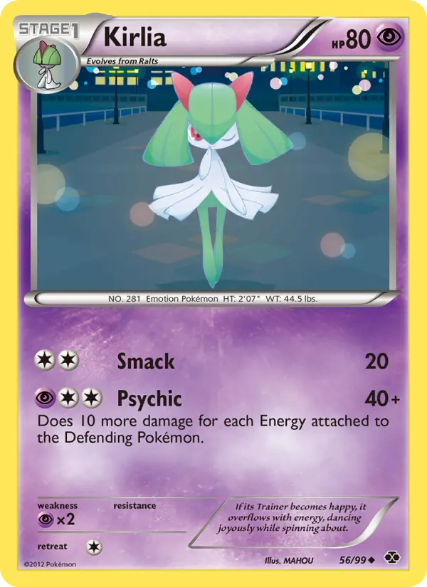 Kirlia - Next Destinies Pokemon Card