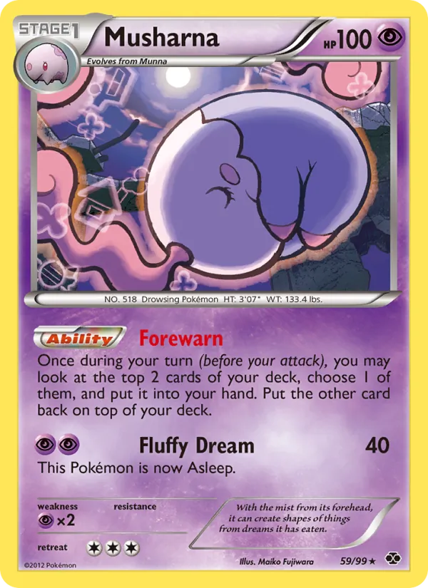 Musharna - Next Destinies Pokemon Card