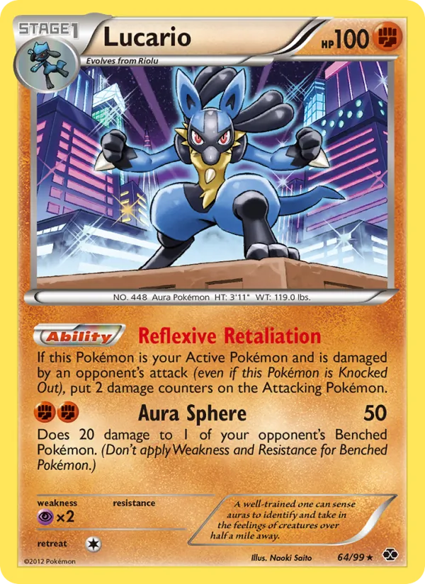 Lucario - Next Destinies Pokemon Card