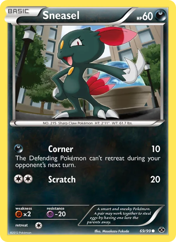 Sneasel - Next Destinies Pokemon Card