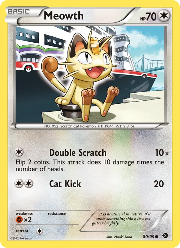 Meowth - Next Destinies Pokemon Card