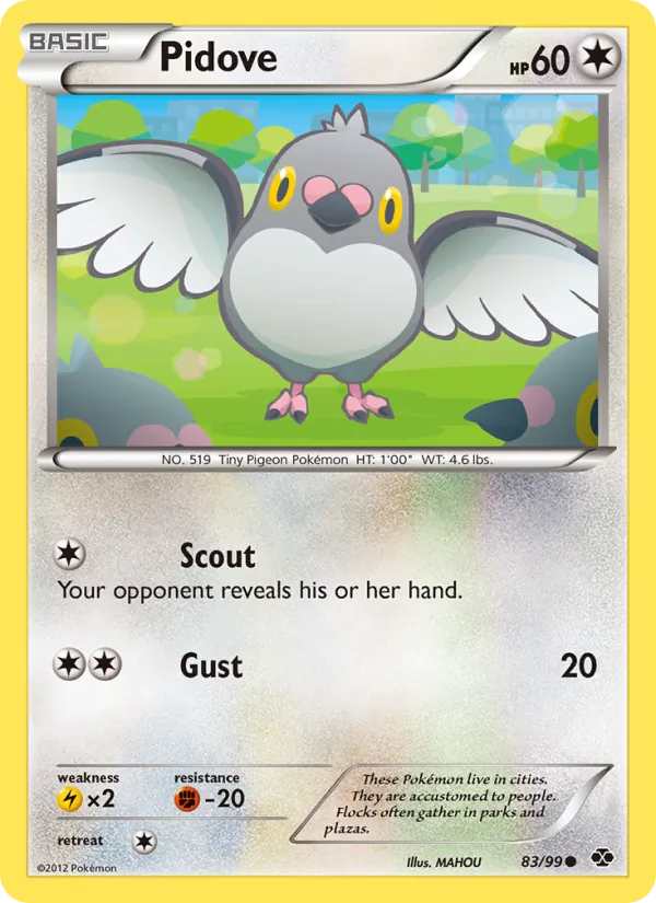 Pidove - Next Destinies Pokemon Card