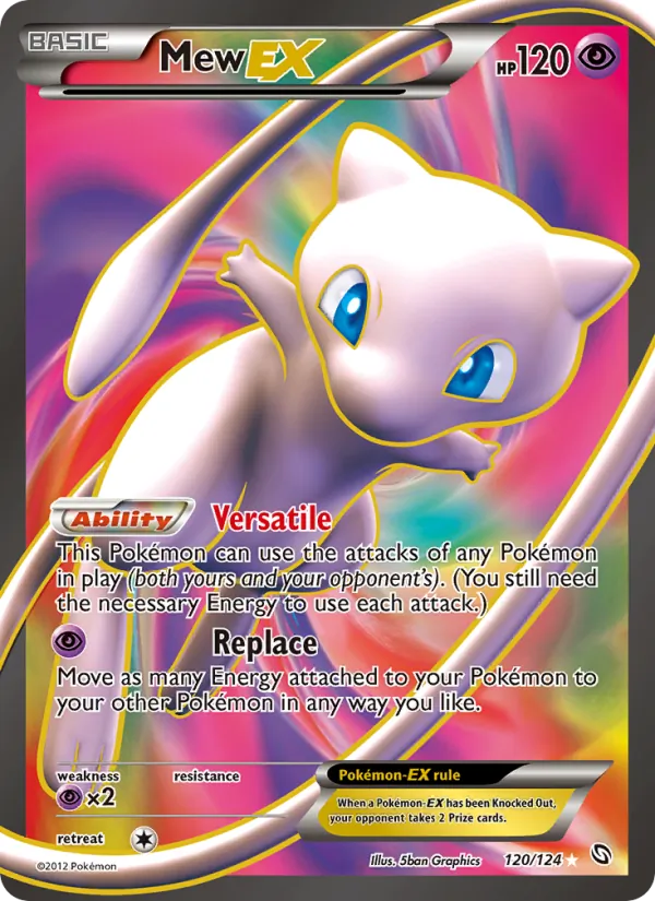Mew-EX - Dragons Exalted Pokemon Card