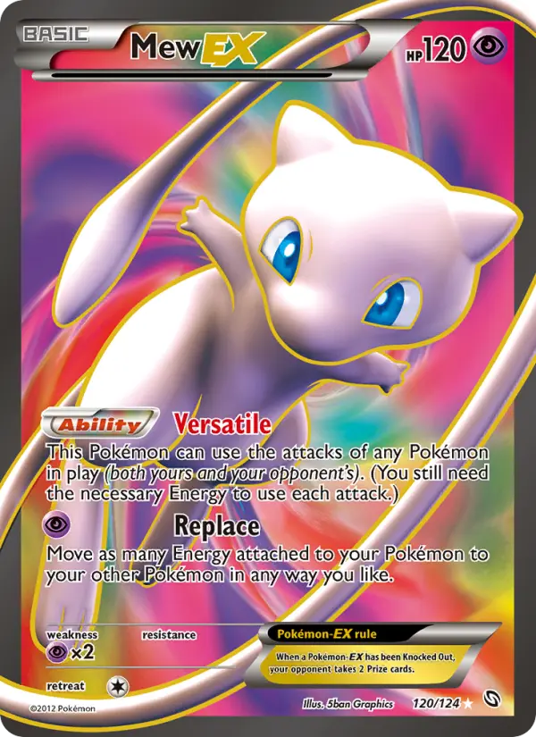 Mew-EX - Dragons Exalted Pokemon Card