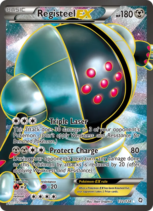 Registeel-EX - Dragons Exalted Pokemon Card