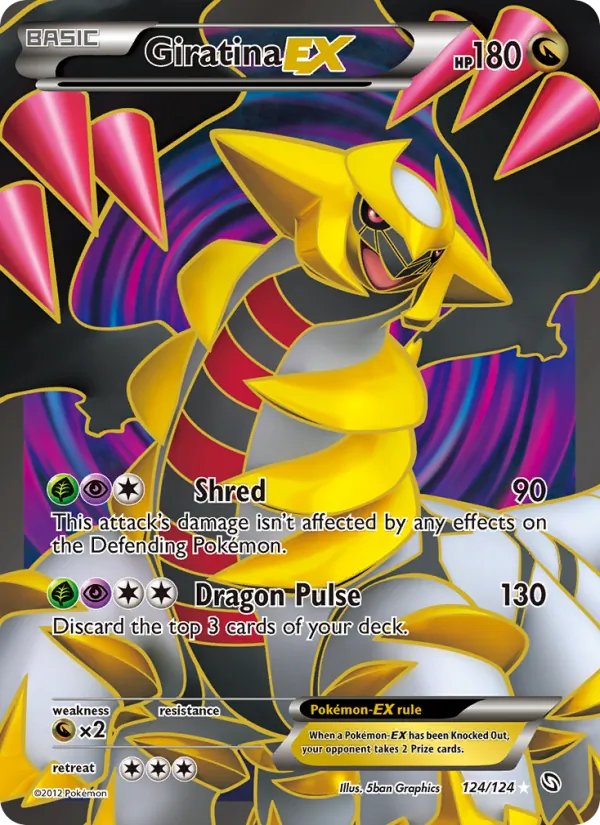 Giratina-EX - Dragons Exalted Pokemon Card