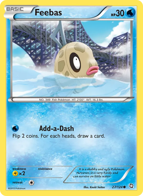 Feebas - Dragons Exalted Pokemon Card