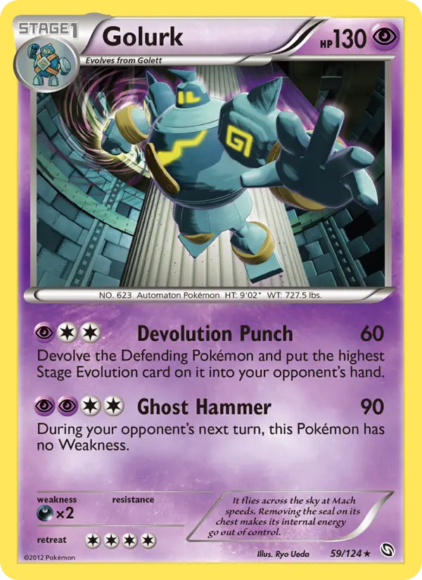 Golurk - Dragons Exalted Pokemon Card