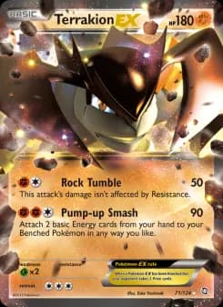 Terrakion-EX - Dragons Exalted