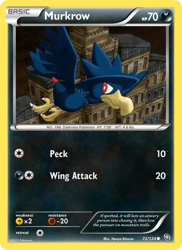Murkrow - Dragons Exalted Pokemon Card