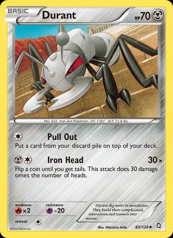 Durant - Dragons Exalted Pokemon Card