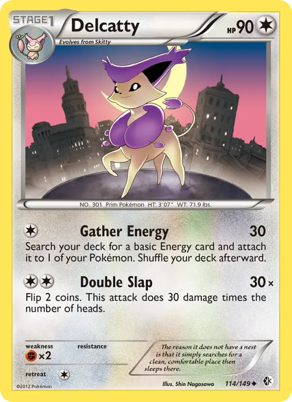 Delcatty - Boundaries Crossed Pokemon Card