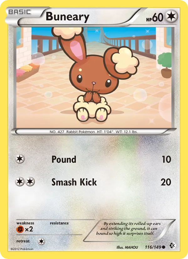 Buneary - Boundaries Crossed Pokemon Card