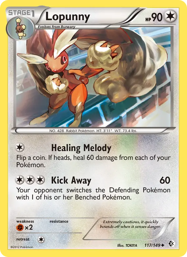 Lopunny - Boundaries Crossed Pokemon Card