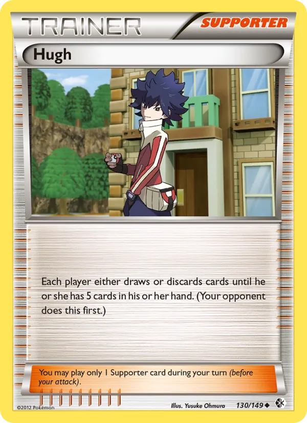 Hugh - Boundaries Crossed Pokemon Card