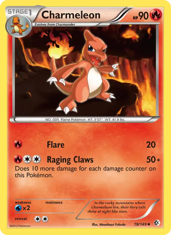 Charmeleon - Boundaries Crossed Pokemon Card