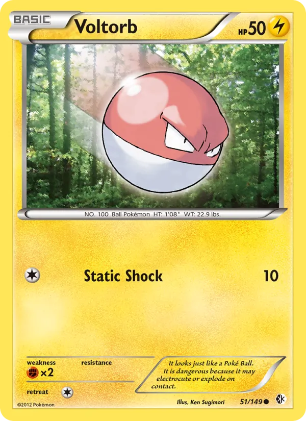Voltorb - Boundaries Crossed Pokemon Card