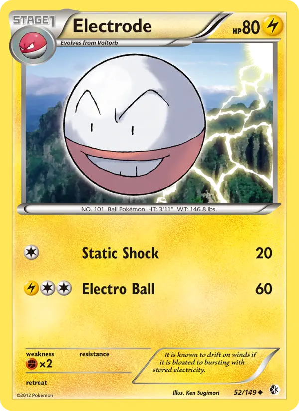 Electrode - Boundaries Crossed Pokemon Card