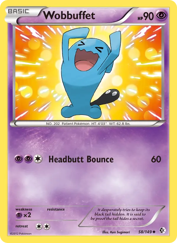 Wobbuffet - Boundaries Crossed Pokemon Card
