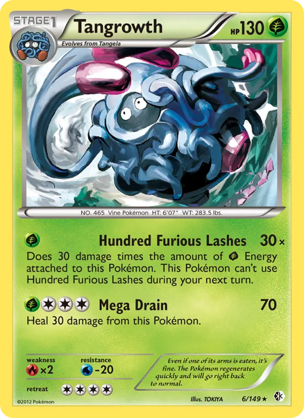 Tangrowth - Boundaries Crossed Pokemon Card