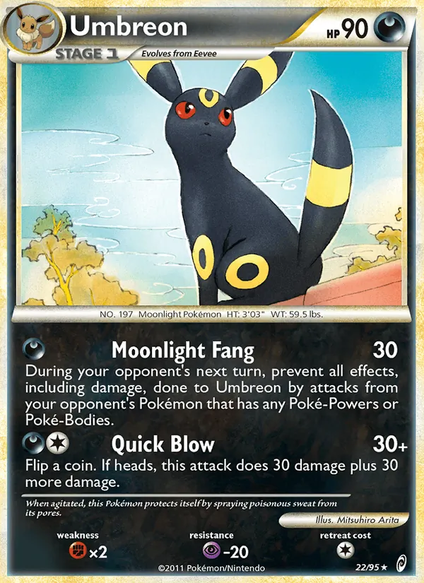 Umbreon - Call of Legends Pokemon Card