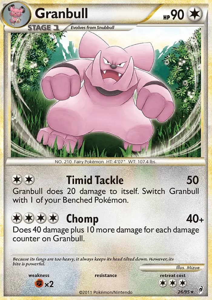 Granbull - Call of Legends Pokemon Card