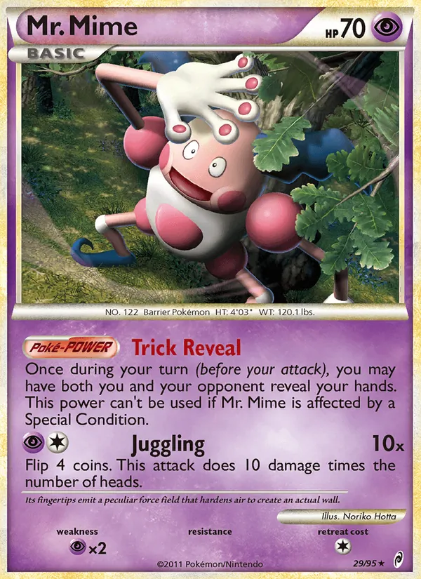 Mr. Mime - Call of Legends Pokemon Card