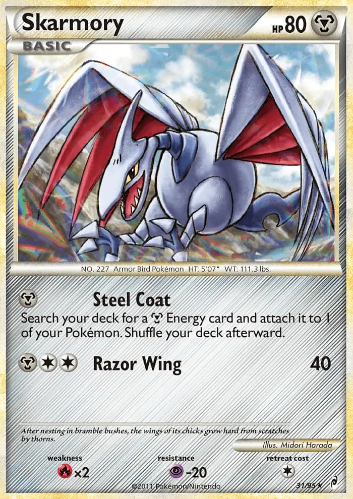 Skarmory - Call of Legends Pokemon Card