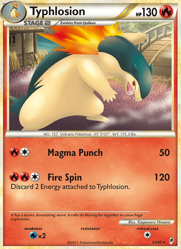 Typhlosion - Call of Legends Pokemon Card